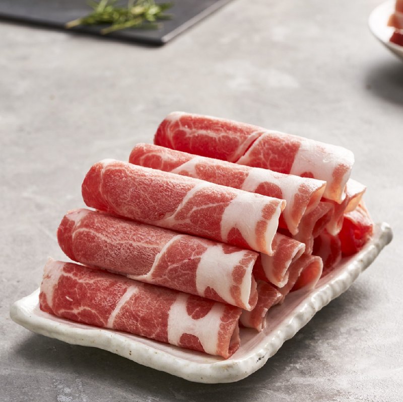 Sunshine Pig Plum Hot Pot Pork Slices (2 boxes/set) - อื่นๆ - วัสดุอื่นๆ สีแดง