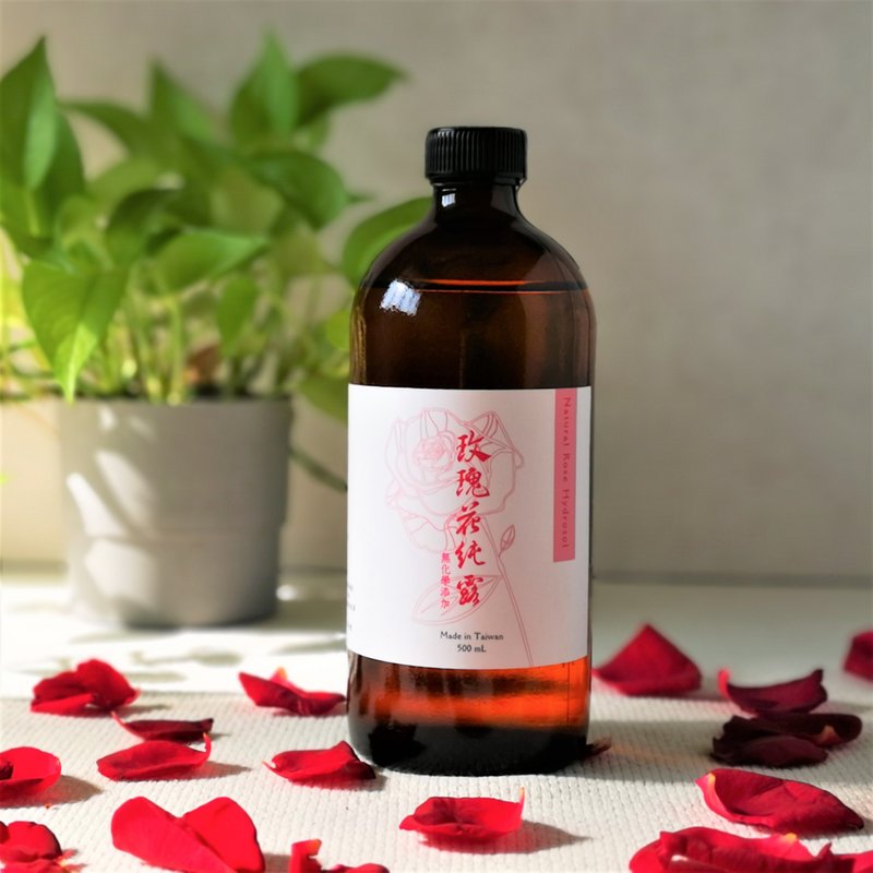 [Flower Picking Girl] 100% Rose Hydrosol - Natural Extraction, No Chemical Additives (Made in Taiwan) - อาหารเสริมและผลิตภัณฑ์สุขภาพ - สารสกัดไม้ก๊อก สึชมพู