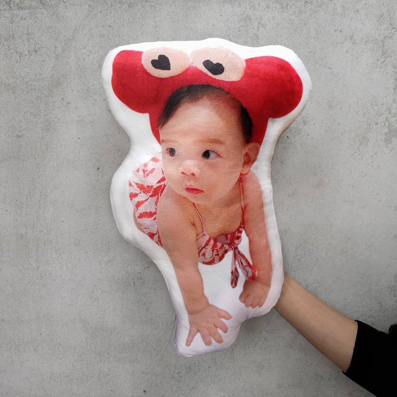 Character photo simulation pillow baby child Mother's Day gift pillow (home delivery) - หมอน - ผ้าฝ้าย/ผ้าลินิน 