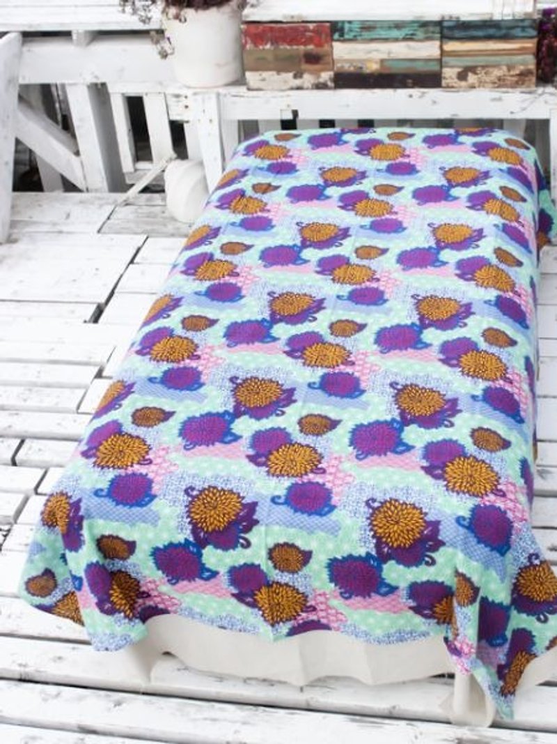 【Pre-order】 ☼ full version of the flower fabric ☼ (three-color) - Items for Display - Cotton & Hemp Multicolor