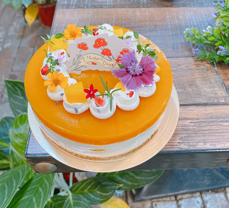 愛文芒果 生乳酪 生日蛋糕 蛋糕 鑠甜點 甜點 芒果乳酪 - 蛋糕/甜點 - 新鮮食材 
