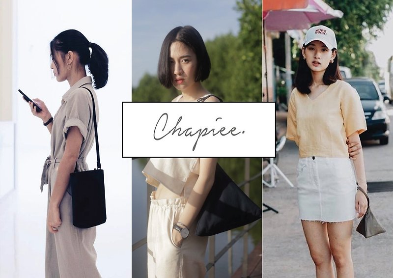 GOODYBAG x Chapiee (PINTO // Classic Chimaki // Miniature Chimaki ) - Messenger Bags & Sling Bags - Cotton & Hemp 