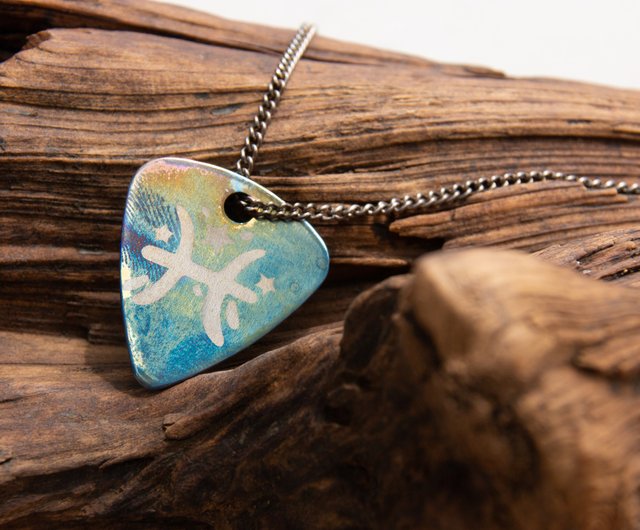 12星座・手作り純チタンギターピック ギターピック - ショップ