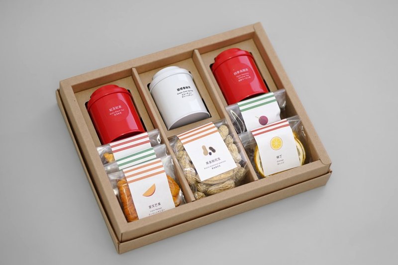 [Mid-Autumn Festival Gift Box] 3 Teas and 6 Flavors Refreshments Gift Box - อื่นๆ - กระดาษ 