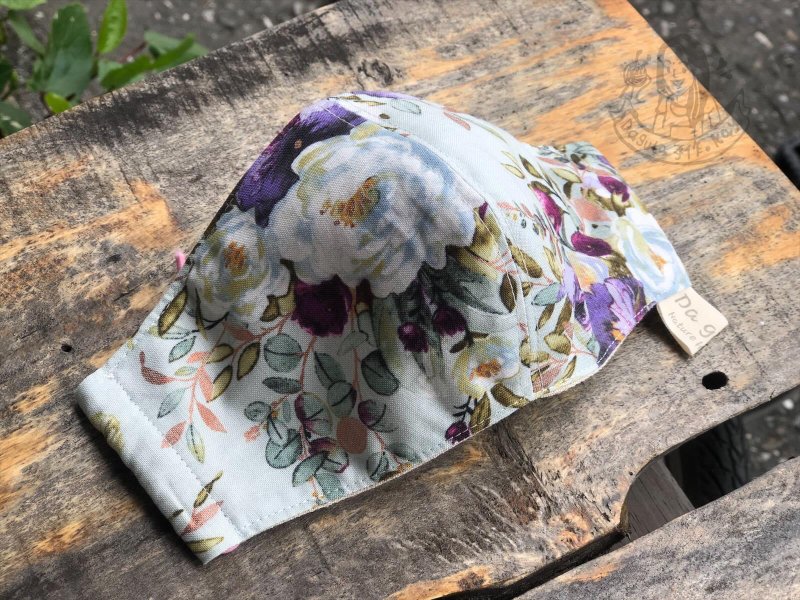 茶花盛開 布口罩/成人款 手工製作 - 口罩/口罩收納套 - 棉．麻 多色