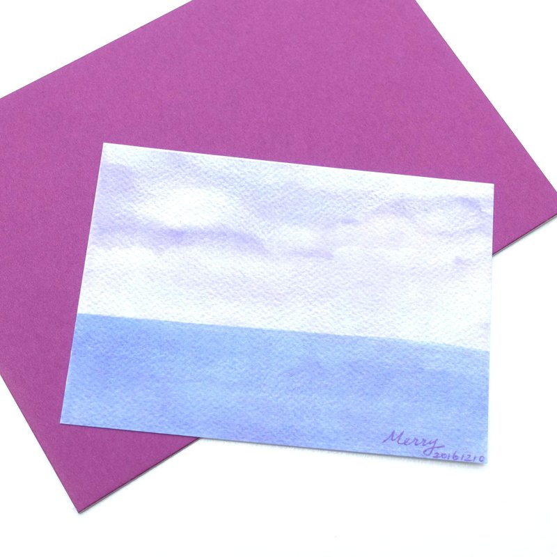 明信片 海闊天空 - 卡片/明信片 - 紙 