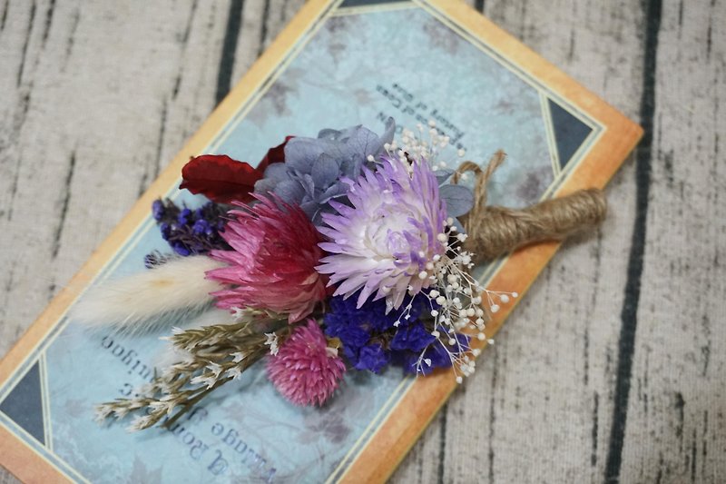 Preserved flowers immortalized flowers - dried corsage officiate groom groomsmen*exchange gifts*Valentine's Day*wedding*birthday gift - Plants - Plants & Flowers 