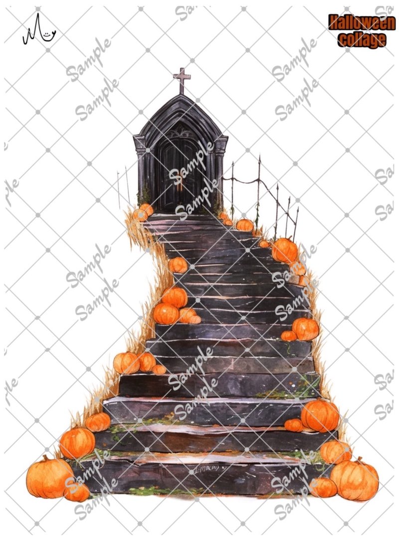 オリジナルステッカーHalloweenシリーズ期間限定10月10日-11月10日まで - 貼紙 - 紙 