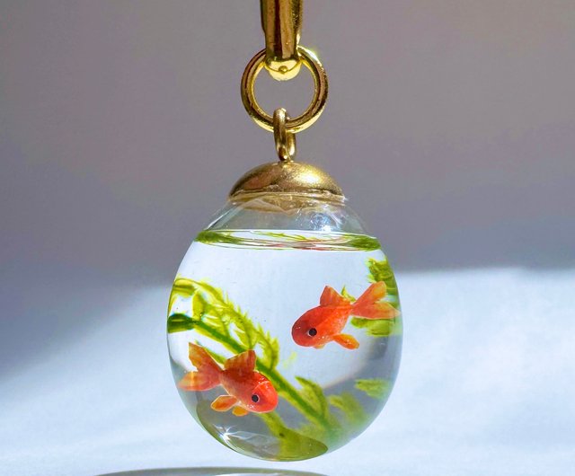 764】金魚のチャーム／キーホルダー／ペンダント