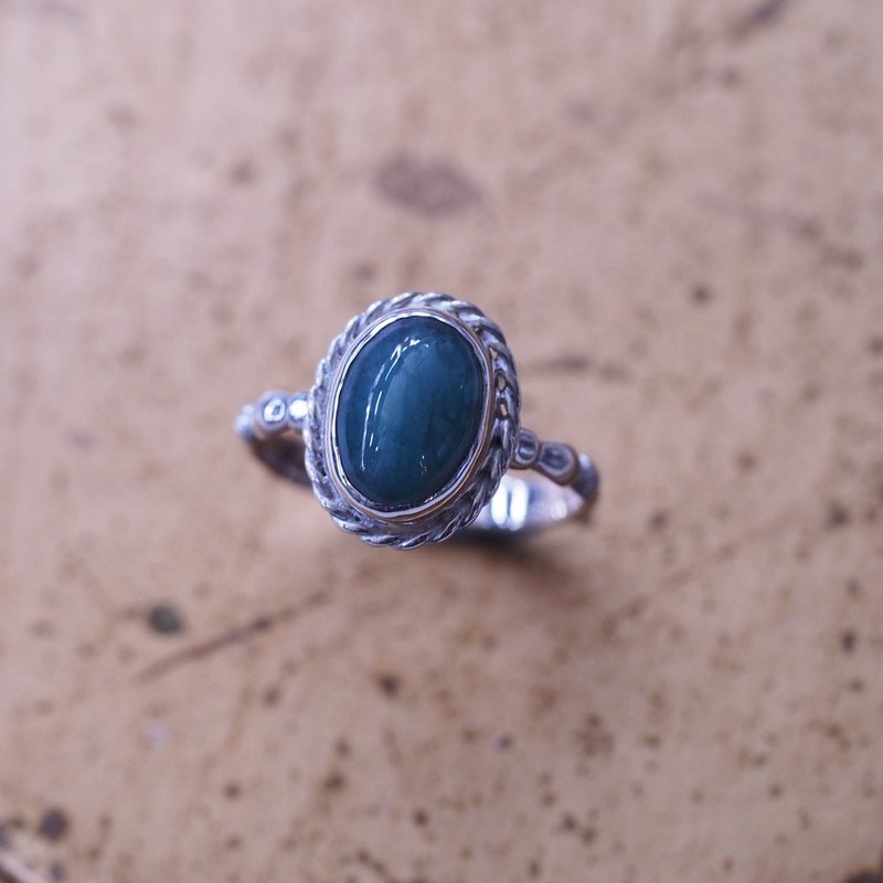 尚比亞 天然祖母綠 2.44ct 手工戒指  Zambia Emerald handmade - 戒指 - 寶石 綠色