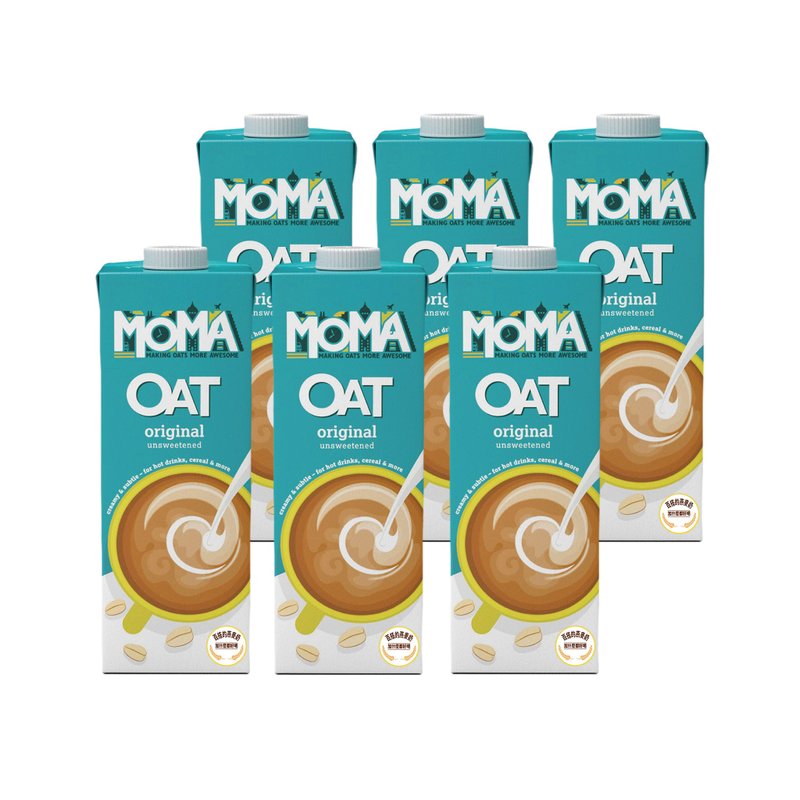 MOMA Oat drink Original Unsweetened - นม/นมถั่วเหลือง - วัสดุอื่นๆ สีน้ำเงิน