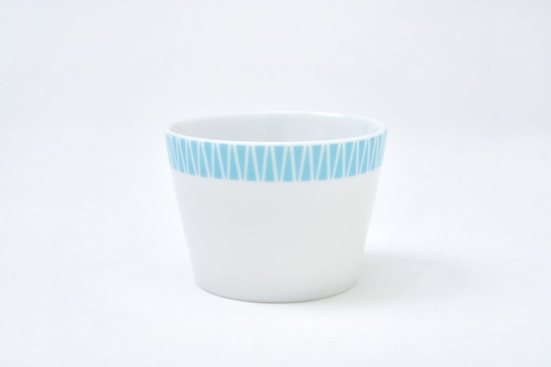 Mt.FUJI motif cup (S)  Pale blue - Cups - Pottery Blue