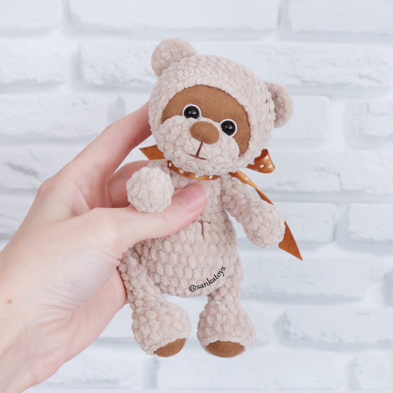 Crochet pattern Teddy Softy, PDF Digital Download, DIY plush bear tutorial - 手工藝教學/工具書 - 其他材質 