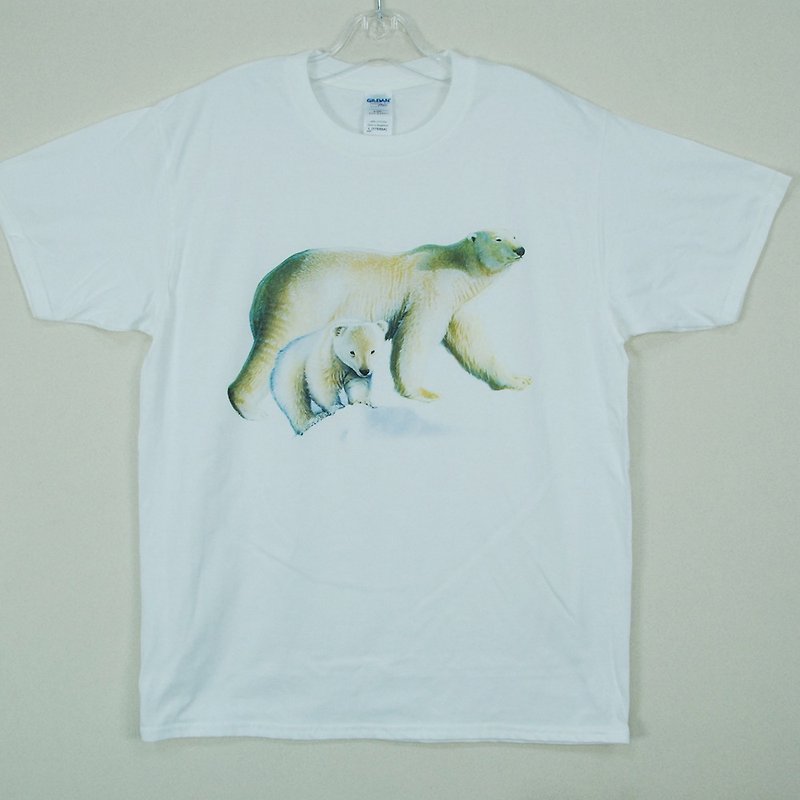 新創設計師-T恤：【請守護我】短袖 T-shirt《中性/修身》(白)-850 Collections - T 恤 - 棉．麻 白色