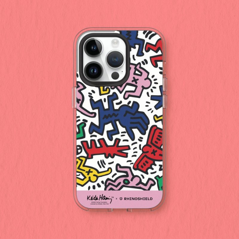 Clear透明防摔手機殼∣Keith Haring/Icons for iPhone - 手機配件 - 塑膠 透明