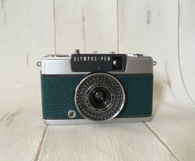 Olympus PEN EE-2 Half Size Film Camera with green leather
