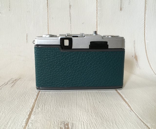期間限定セール Half EE-2 PEN Olympus Size leather green with Camera Film フィルムカメラ