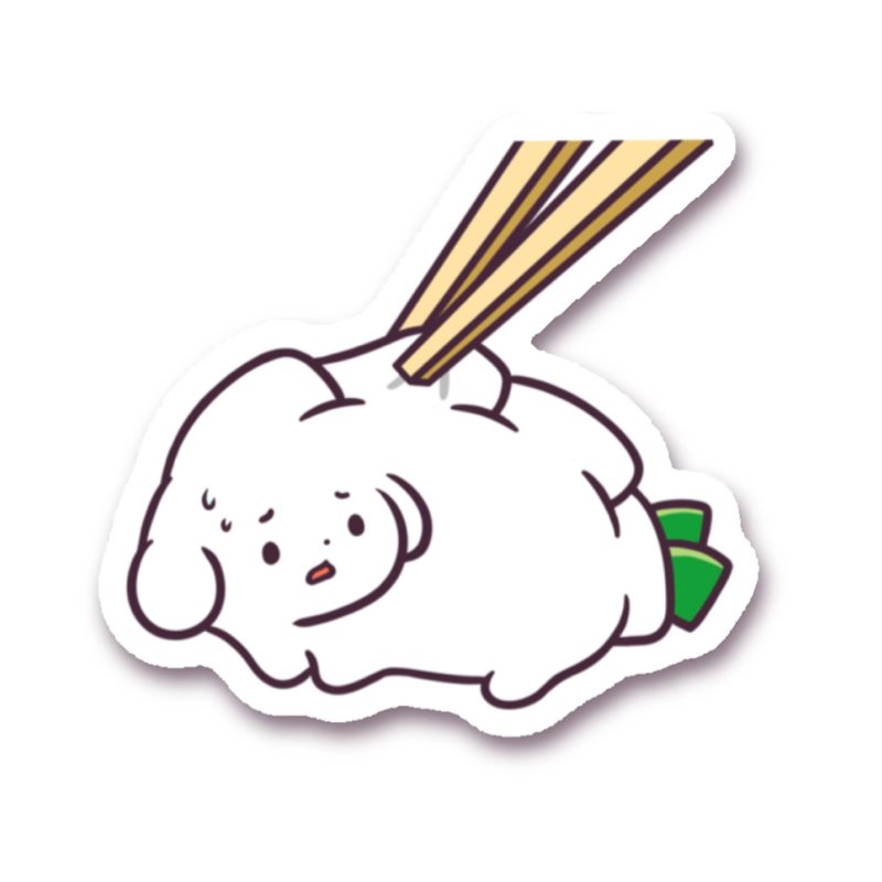 sticker【Pinched Chive Gyoza】 - สติกเกอร์ - วัสดุอื่นๆ 