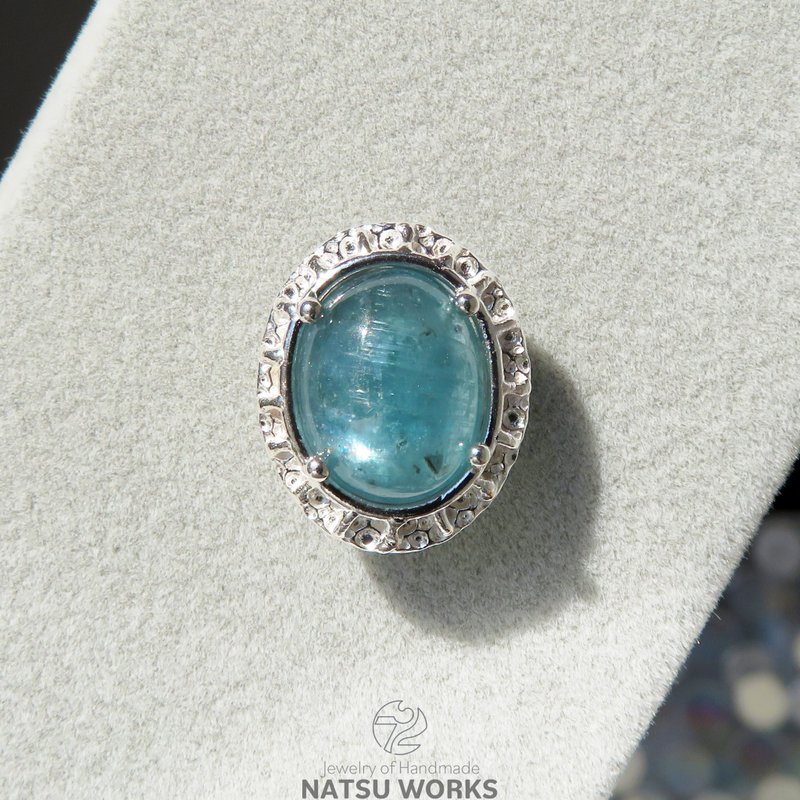 カイヤナイト ブローチ 0 / Kyanite Silver Brooch - 胸針 - 寶石 藍色