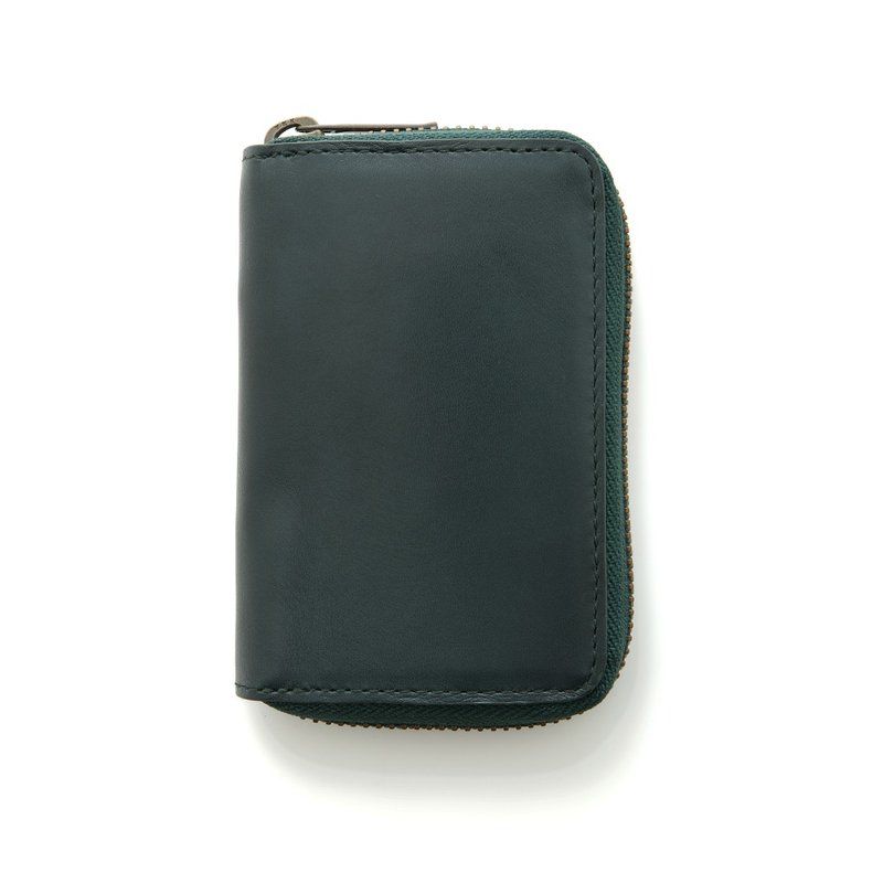 Antique Multifunctional Key Case - Retro Green - Coin Purses - Genuine Leather Green