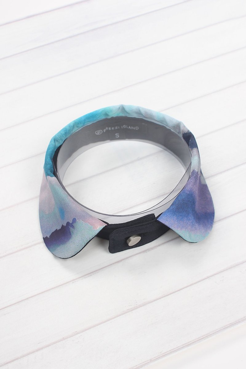 Kids/ Pets Reflective Rounded Collar-Icy Mist - Clothing & Accessories - Polyester Blue