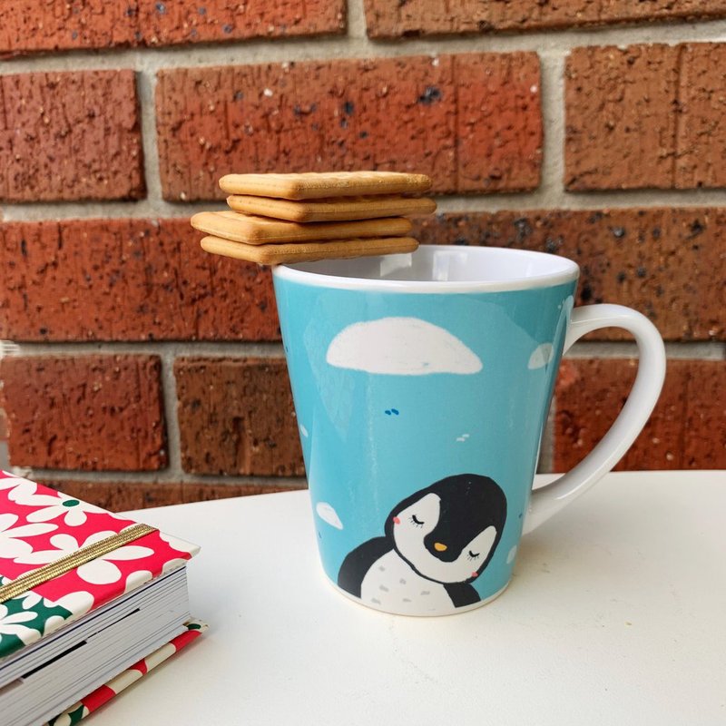 NEW Latte Mug - Penguin - แก้วมัค/แก้วกาแฟ - ดินเผา หลากหลายสี