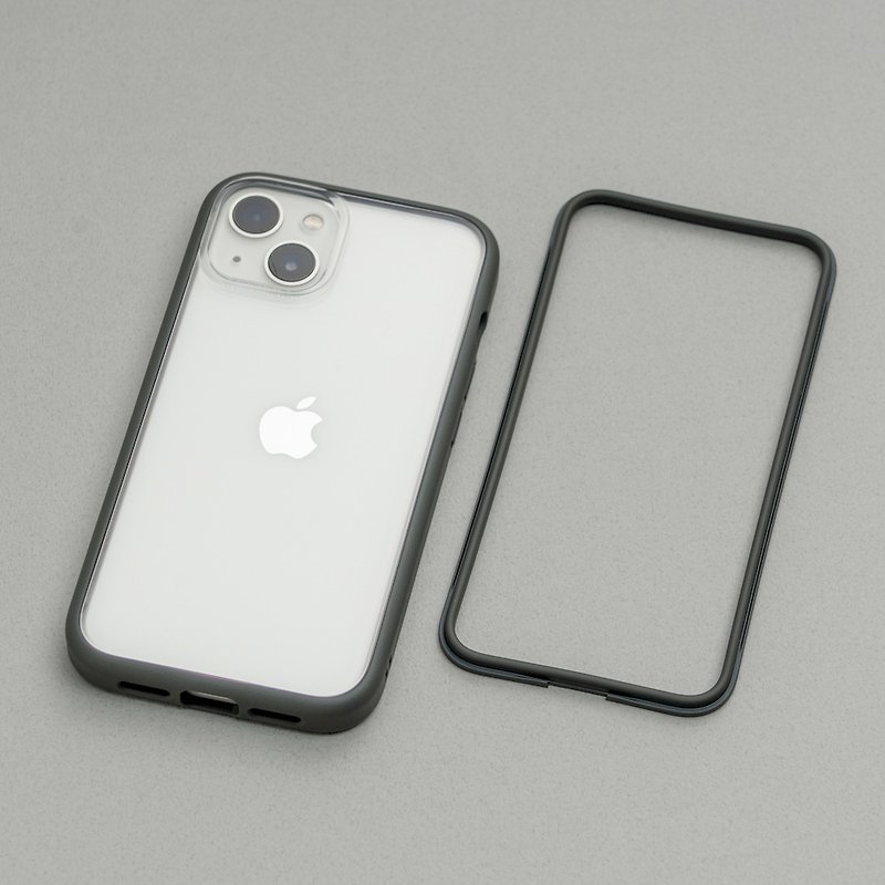 Mod NX邊框背蓋兩用手機殼-泥灰 for iPhone 系列 - 手機配件 - 塑膠 灰色