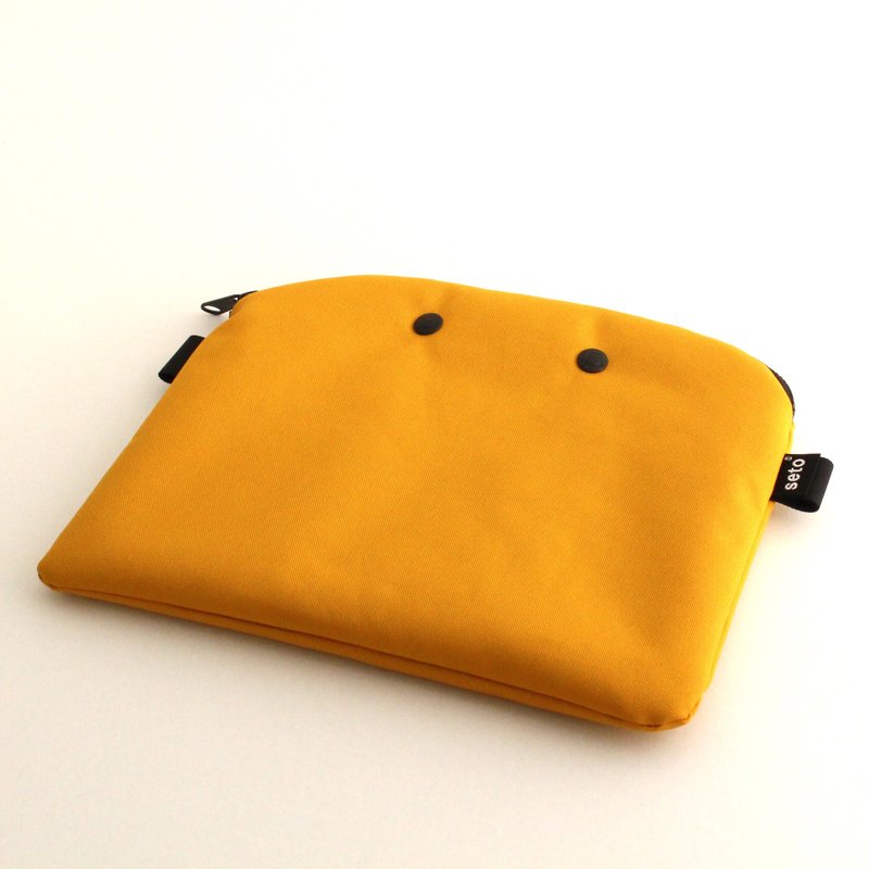 seto / creature bag / iPad case / Bag in bag / Case A5 / Yellow - Toiletry Bags & Pouches - Polyester Yellow