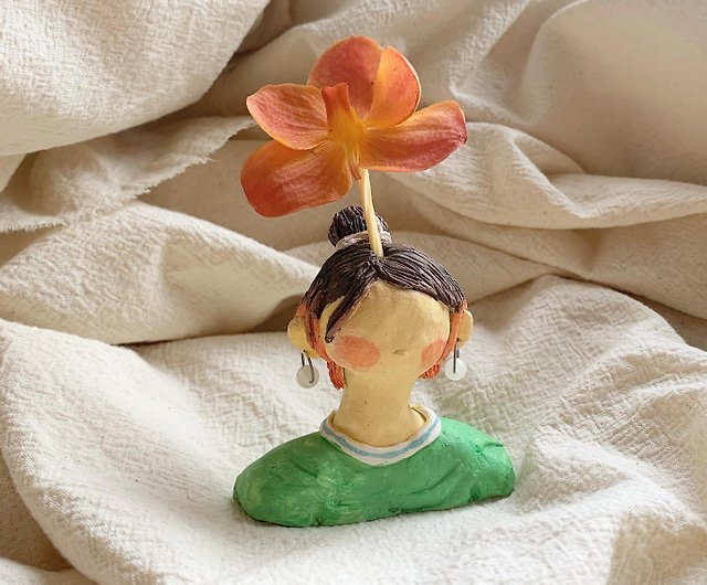 人間の形をした花のない陶器のお土産 - ショップ ハッハッハッ 花瓶