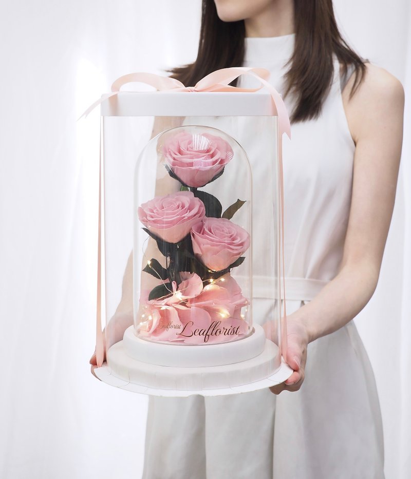 情人節永生花擺設-4色可選 - 擺飾/家飾品 - 其他材質 白色