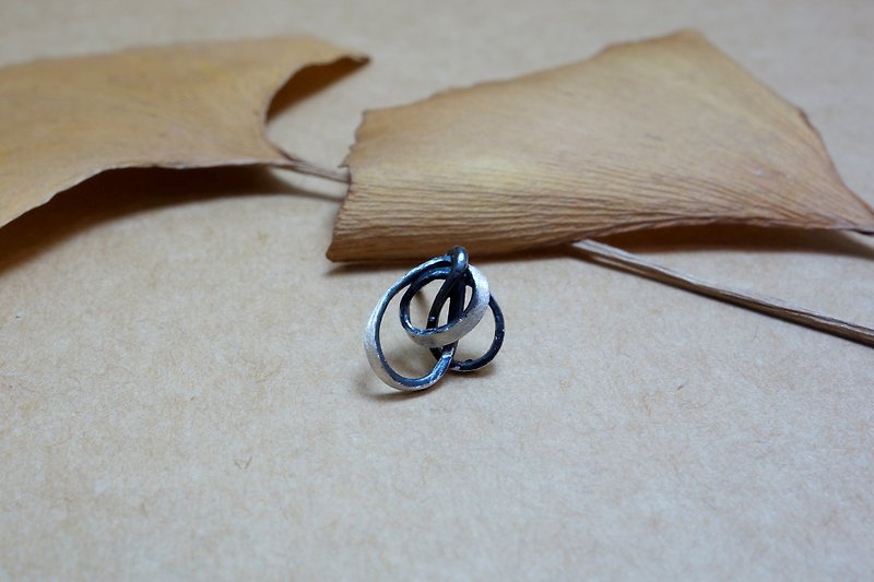 Sterling silver ~ small happy earrings - Earrings & Clip-ons - Silver Silver