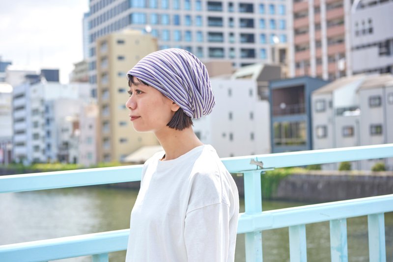 ALTAMO カラー オーガニックコットン ビックワッチ - 帽子 - 棉．麻 