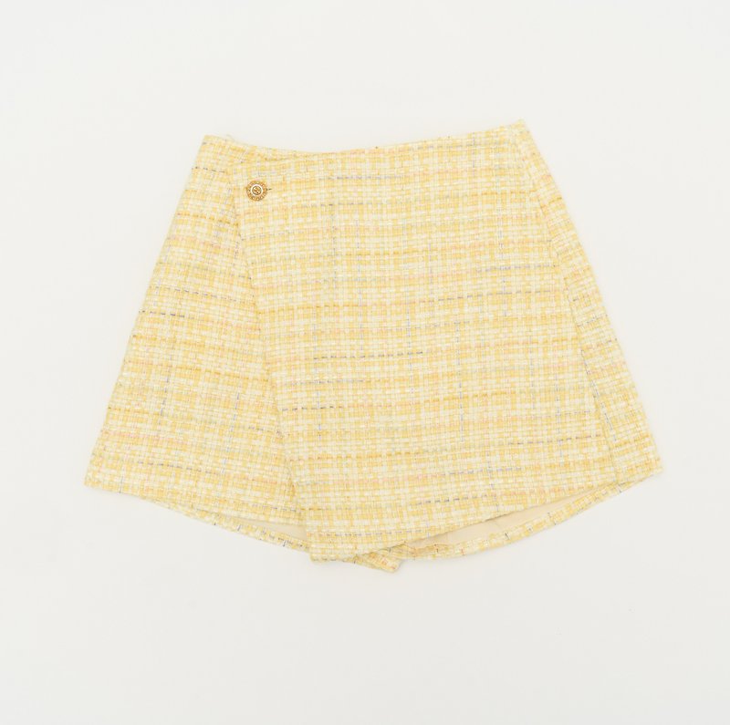 กระโปรงกางเกง Daylily Skorts - กางเกงขาสั้น - วัสดุอื่นๆ สีเหลือง