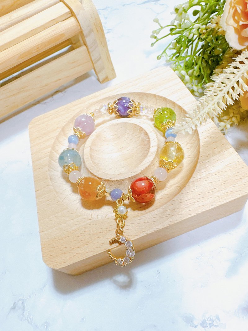 Shining star wishing chain - Bracelets - Crystal Multicolor