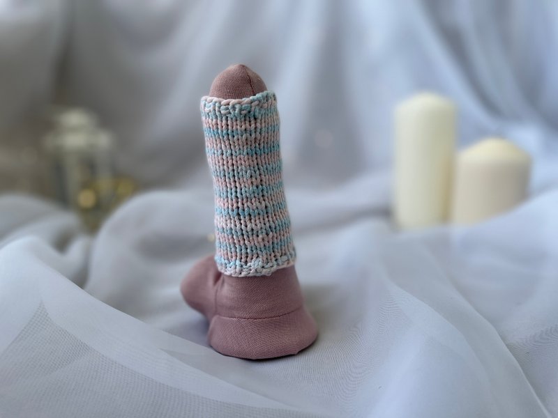 Blush pink penis sleeve for masturbation. LGBT Pride gifts. Mens sex toy. - Adult Products - Cotton & Hemp Multicolor