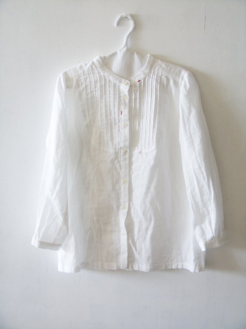 Linen shirts--Bread and coffee for ladies - เสื้อเชิ้ตผู้หญิง - ผ้าฝ้าย/ผ้าลินิน 