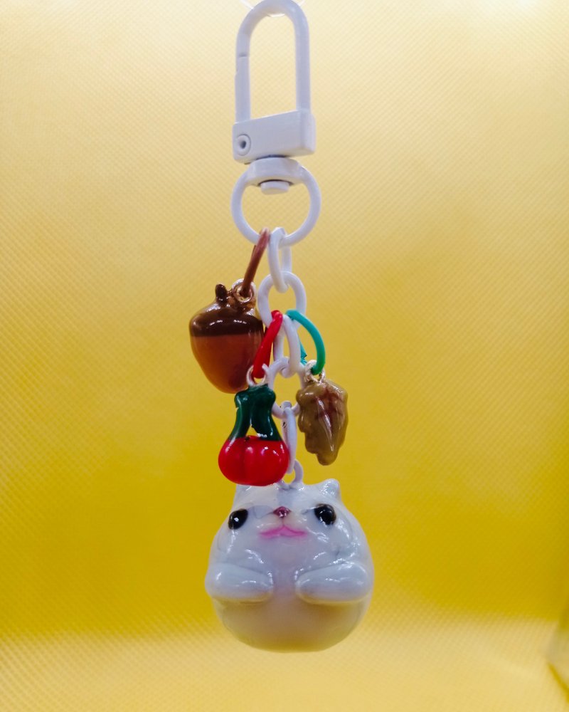 Ezo Flying Squirrel Keychain with his Favorites - Keychains - Other Materials 