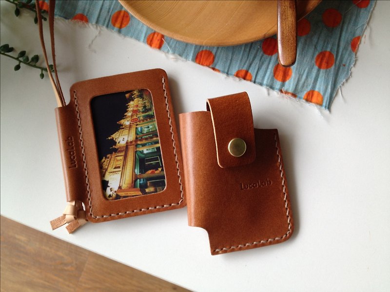 Anyway universal multifunction card holder identification cards kit caramel coffee money card credit card set - ID & Badge Holders - Paper Brown