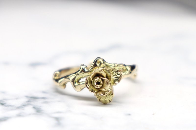 [Flower bed a kadan series] rose ring / no Gemstone - General Rings - Precious Metals 
