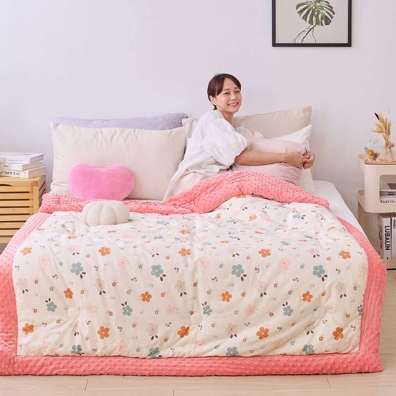 Heat Fi pure cotton bean velvet soybean antibacterial winter quilt / 150x200cm / Bei Lei Girl - ผ้าห่ม - วัสดุอื่นๆ หลากหลายสี