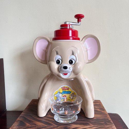 レトロ　かき氷機　タイガー氷削り器　きょろきょろジェリー　トムとジェリー タイガー 氷削り器 きょろきょろジェリー ABLー1000 ライト