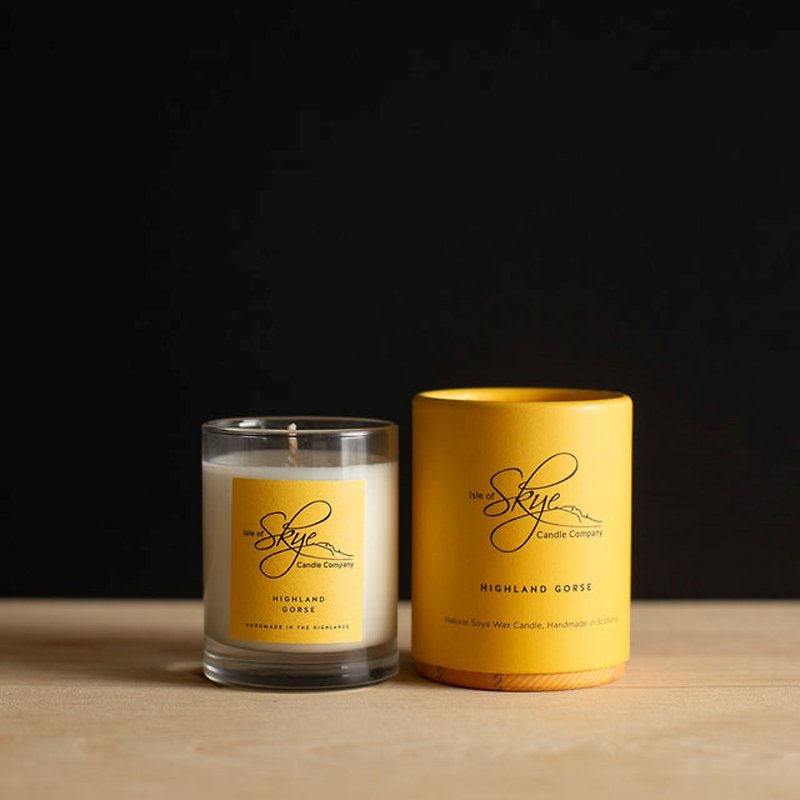 其他材質 香氛蠟燭/燭台 黃色 - Skye candles 蘇格蘭金雀花 (蘇格蘭花香調)_蠟燭(小)