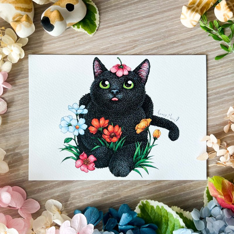 【Cat Maniac】Postcard(121) - Cards & Postcards - Paper Multicolor