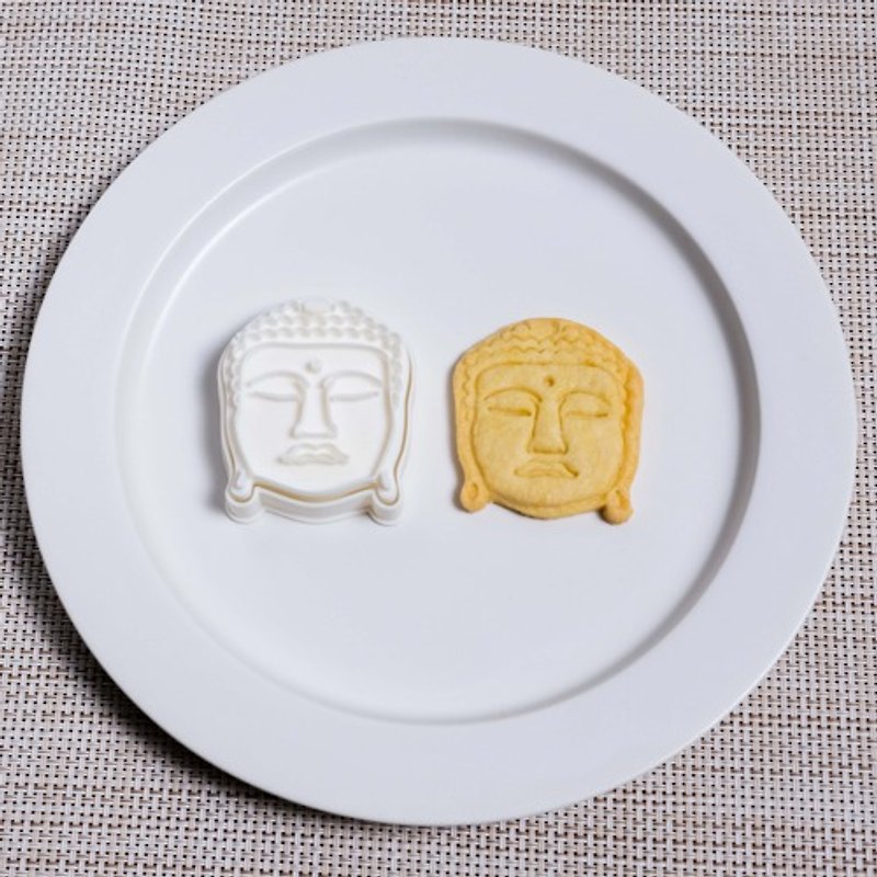 Big Buddha Face __ Cookie Cutter / Cookie Cutter - Cookware - Plastic 