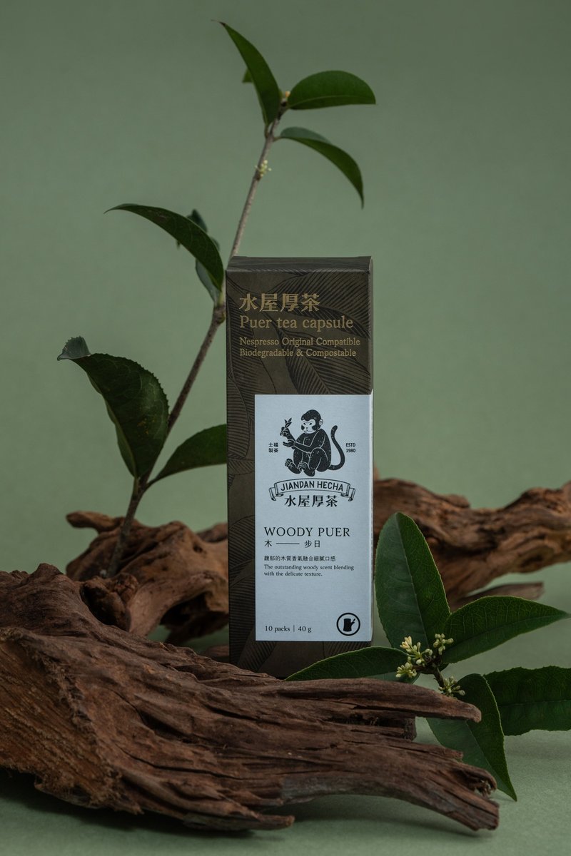 【NS可分解茶葉膠囊】水屋厚茶 木步日10入 35入 特殊木質香 - 咖啡/咖啡豆 - 新鮮食材 咖啡色