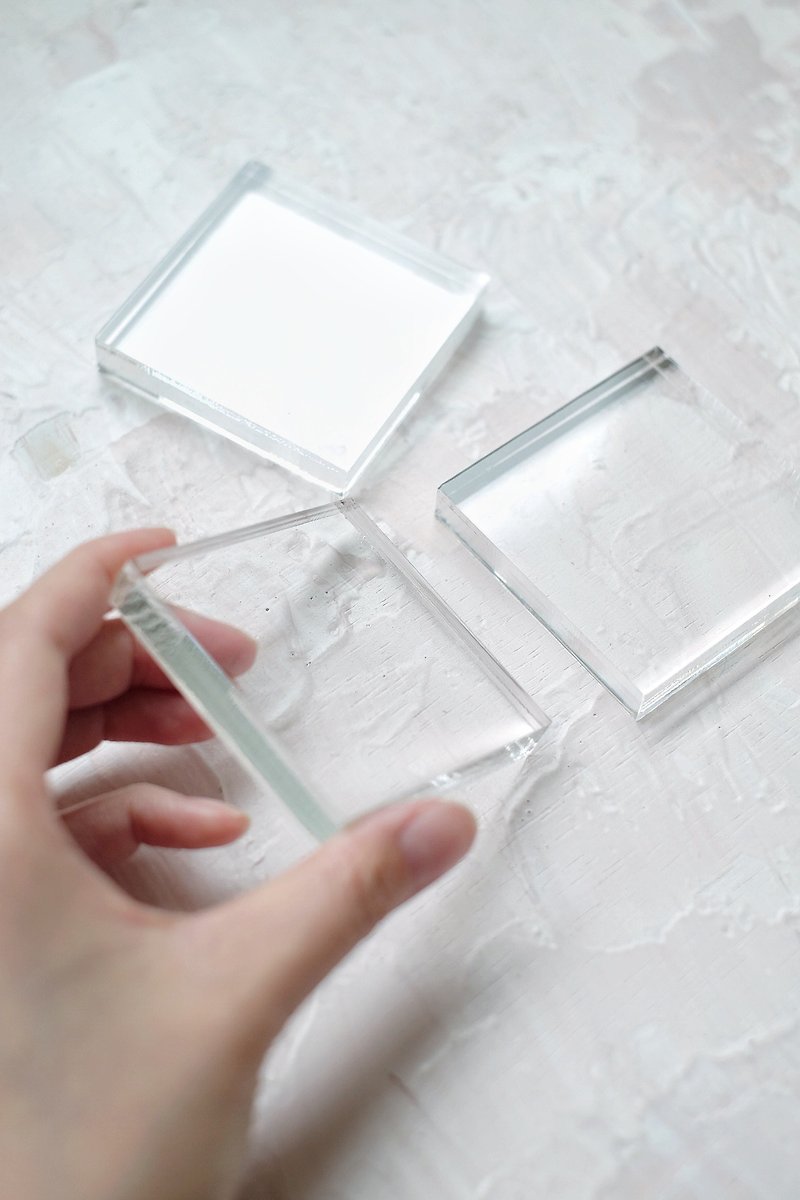 Photography tool transparent acrylic small square (a set of 7) - Other - Other Materials 