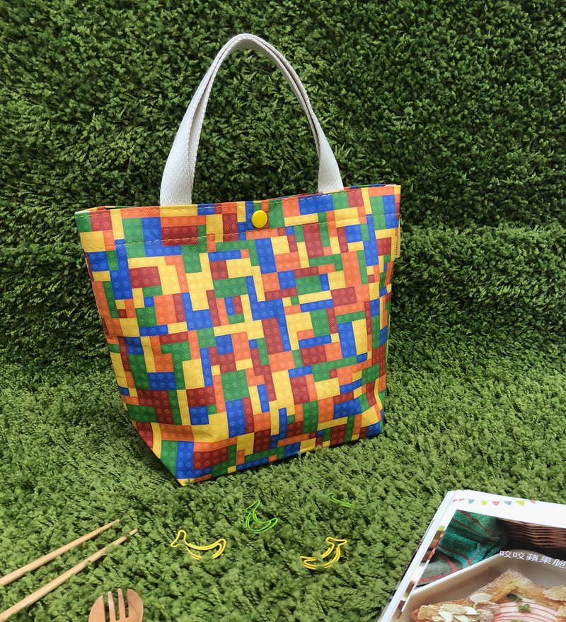 Sunny Bag - 托特包 - 彩色積木 - 側背包/斜背包 - 其他材質 多色