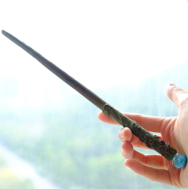 星一客製的洋紫荊木魔杖 by ETPLANT - 奇獸怪獸魔杖 - 擺飾/家飾品 - 黏土 咖啡色