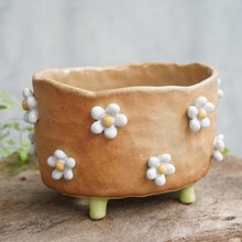 作家さんの手作り　陶器製のユニークなポット かわいい手作りの陶器を手に入れよう。 - ショップ cher's