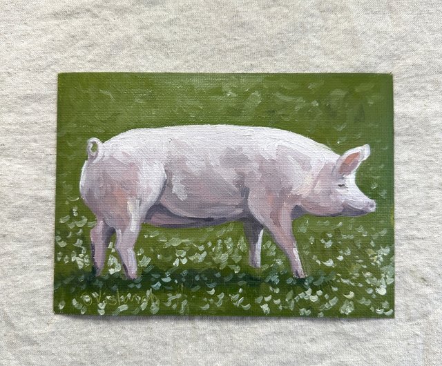 【原画】『ドルゴレ・ブガ』（猪　イノシシ　パステル画） フリー絵画] イノシシ | パブリックドメインQ：著作権フリー画像